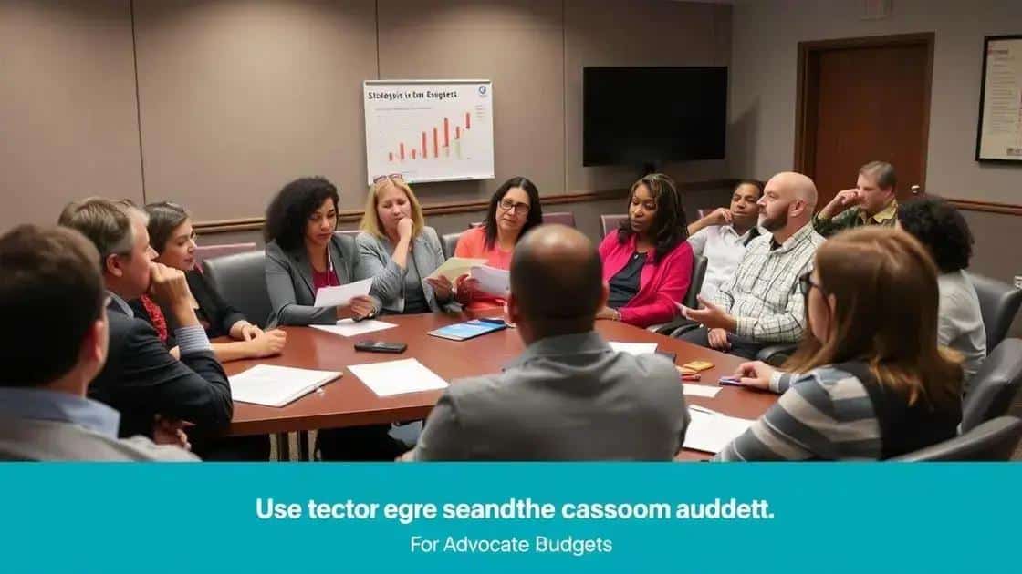 Effective strategies for advocating budget increases