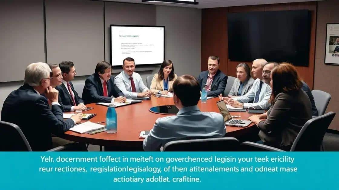 Key stakeholders in technology bill discussions